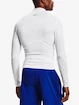 Pánske tričko Under Armour HeatGear Comp Mock LS-WHT