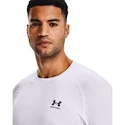 Pánske tričko Under Armour HeatGear Fitted LS White