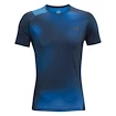 Pánske tričko Under Armour HeatGear Rush 2.0 Print SS Blue