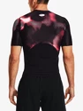 Pánske tričko Under Armour  IsoChill Prtd Comp SS-BLK