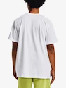 Pánske tričko Under Armour  LOGO EMB HEAVYWEIGHT SS-WHT