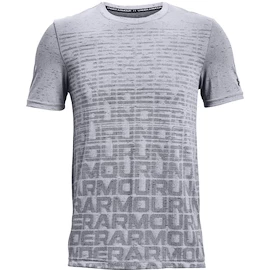 Pánske tričko Under Armour Seamless Wordmark SS Grey