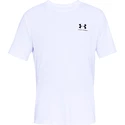 Pánske tričko Under Armour  Sportstyle Left Chest SS White