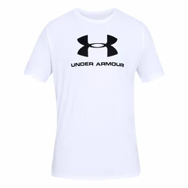 Pánske tričko Under Armour SPORTSTYLE LOGO SS White