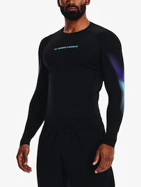 Pánske tričko Under Armour UA HG Armour Novelty LS-BLK