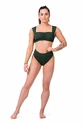 Plavky Nebbia  Miami retro bikini - top 553 dark green