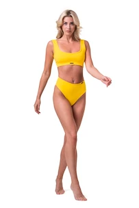 Plavky Nebbia  Miami sporty bikini - top 554 yellow S