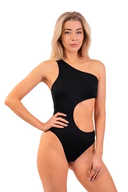 Plavky Nebbia One Shoulder Asymmetrical Monokini 459 Black