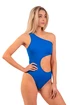 Plavky Nebbia  One Shoulder Asymmetrical Monokini 459 Blue