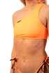 Plavky Nebbia  One Shoulder Bandeau Bikini Top 449 Orange Neon