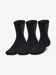 Ponožky Under Armour  3-Maker 3pk Mid-Crew-BLK  M