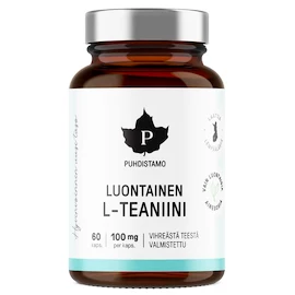 Puhdistamo L-Theanine Natural (Luontainen L-Teaniini) 60 kapslí