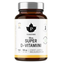 Puhdistamo Super Vitamin D 2000IU 120 kapslí