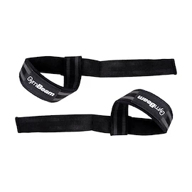 Trhačky GymBeam Lifting Straps Black & Grey