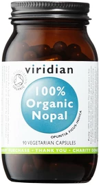 Viridian 100% Organic Nopal (Opuncie) 90 kapslí