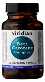 Viridian Beta Carotene Complex (Beta karoten) 30 kapslí