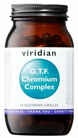 Viridian G.T.F. Chromium Complex (Komplex zinku, ALA a chromu) 90 kapslí