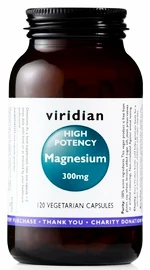 Viridian High Potency Magnesium 300 mg 120 kapslí