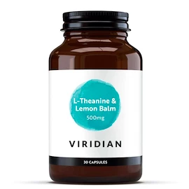 Viridian L-Theanine & Lemon Balm (L-Theanin s meduňkou) 30 kapslí