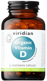 Viridian Organic Vitamin D 60 kapslí