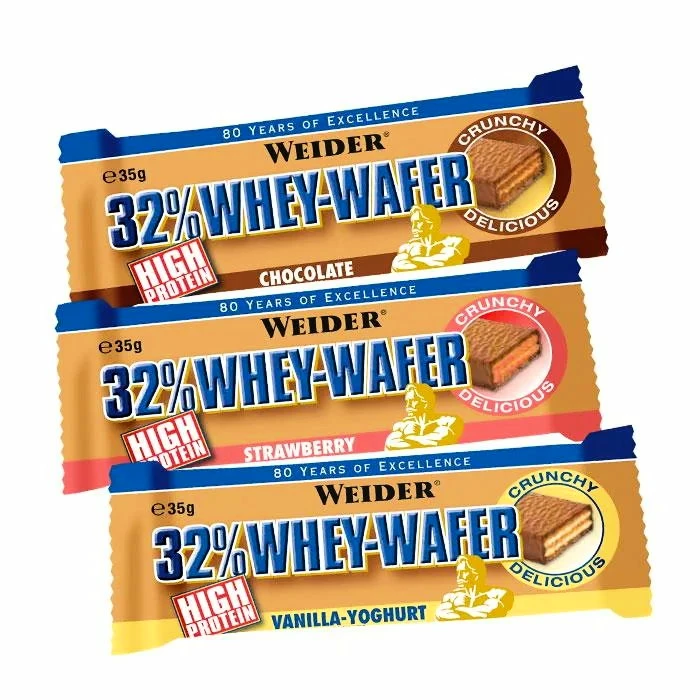 Weider 32% Whey Wafer 35 g, Športová výživa, zdravá výživa, vybavenie pre  fitness a posilňovanie